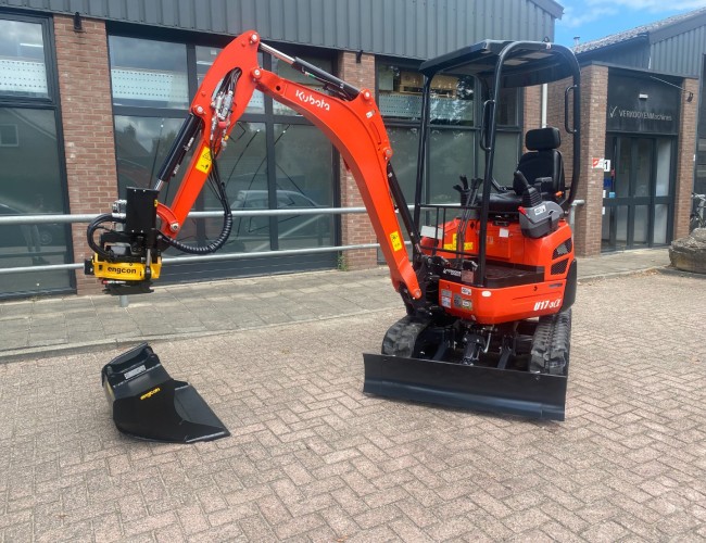 2023 Kubota U17-3 Alpha Hi-Spec+  + Engcon EC02 ADV343 | Graafmachine | Minigraver