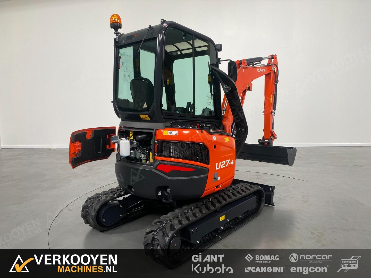 2023 Kubota U274 Hispec VK8988 Graafmachine Minigraver