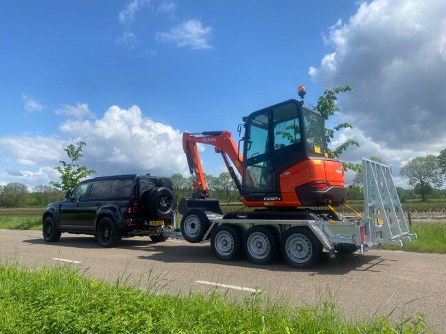 2026 Ifor Williams GP126 Klep 3-asser ADV1052 | Aanhangwagen | Machinetransporter