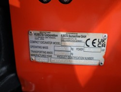2024 Kubota U10-5 VV1422 | Graafmachine | Minigraver