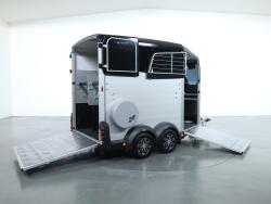 2025 Ifor Williams HBX506 2 paards trailer - Voorlosser RH (zilver) VT727 | Aanhangwagen | Paardentrailer