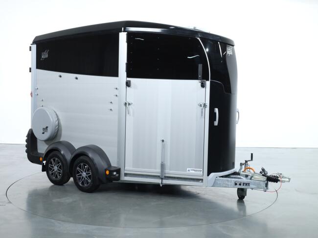 2025 Ifor Williams HBX506 2 paards trailer - Voorlosser RH (zilver) VT727 | Aanhangwagen | Paardentrailer