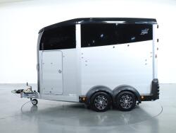 2025 Ifor Williams HBX506 2 paards trailer - Voorlosser RH (zilver) VT727 | Aanhangwagen | Paardentrailer