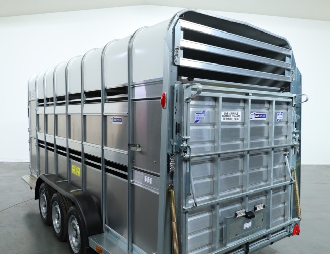 2025 Ifor Williams TA510 16x7 (497x178x212cm) Dubbeldeks Schapentrailer 3-asser VT761 | Aanhangwagen | Veetrailer