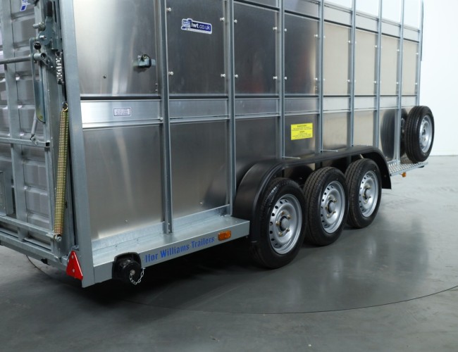 2025 Ifor Williams TA510 16x7 (497x178x212cm) Dubbeldeks Schapentrailer 3-asser VT761 | Aanhangwagen | Veetrailer