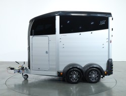 2025 Ifor Williams HBX506 2 paards trailer - Voorlosser RH (zwart) VT775 | Aanhangwagen | Paardentrailer