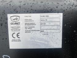 2025 Giant Volumebak 50+ 1412ltr 190cm (G3500) DV1311 | Aanbouwdelen | Shovel / Loader bakken