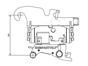 2026 Compacttilt CT3 Kantelstuk CW05 - CW05 Afneembaar