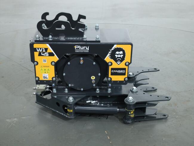 2026 Cangeo Plury W1 45 Trilblok met gripper CW05 (4-7t) VK11011 | Aanbouwdelen | Trilblok