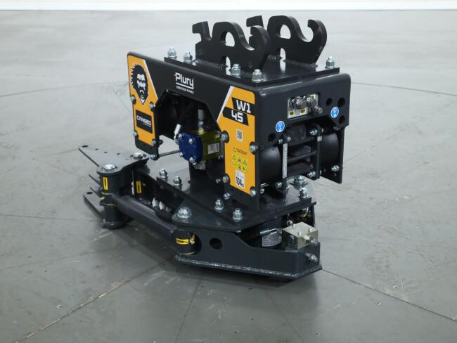 2026 Cangeo Plury W1 45 Trilblok met gripper CW05 (4-7t) VK11011 | Aanbouwdelen | Trilblok