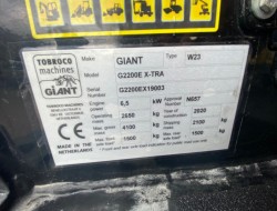 2020 Giant G2200E X-tra VV1134 | Wiellader | Mini Shovel